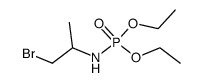 (2-bromo-1-methyl-ethyl)-phosphoramidic acid diethyl ester Structure