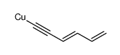 hexa-1,3-dien-5-yne, copper (I)-salt结构式