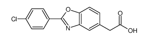 2-(4-Chlorophenyl)-5-benzoxazoleacetic Acid结构式
