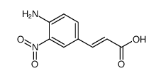 (E)-3-(4-amino-3-nitrophenyl)acrylic acid结构式
