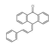 10-cinnamylideneanthracen-9-one结构式