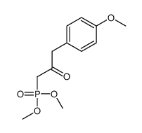 1-dimethoxyphosphoryl-3-(4-methoxyphenyl)propan-2-one Structure