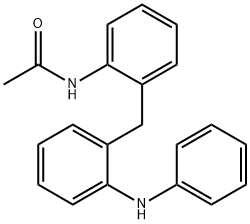 N-[2-[[2-(Phenylamino)phenyl]methyl]phenyl]acetamide Structure