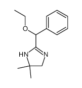 5,5-Dimethyl-2-(α-ethoxybenzyl)-2-imidazoline结构式