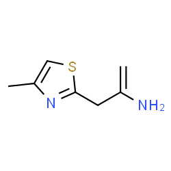 2-Thiazoleethanamine,4-methyl--alpha--methylene- structure