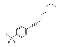 1-oct-1-ynyl-4-(trifluoromethyl)benzene Structure