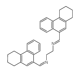 1,2-Ethanediamine,N1,N2-bis[(1,2,3,4-tetrahydro-9-phenanthrenyl)methylene]- structure