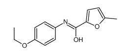 2-Furancarboxamide,N-(4-ethoxyphenyl)-5-methyl-(9CI) Structure
