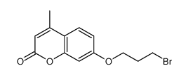 7-(3-bromopropoxy)-4-methylchromen-2-one Structure