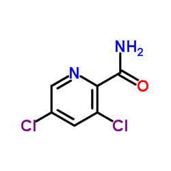 3,5-Dichloro-2-pyridinecarboxamide structure
