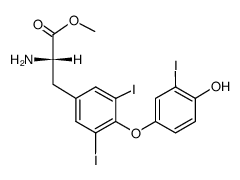 METHYL 2-AMINO-3-(4-(4-HYDROXY-3-IODOPHENOXY)-3,5-DIIODOPHENYL)PROPANOATE structure