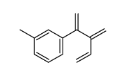 1-methyl-3-(3-methylidenepenta-1,4-dien-2-yl)benzene结构式