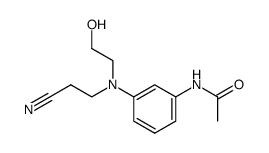 N-[3-[(2-cyanoethyl)(2-hydroxyethyl)amino]phenyl]acetamide结构式