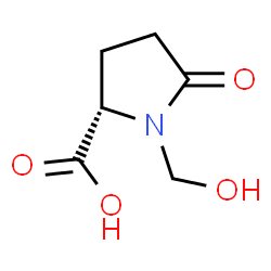 1-(Hydroxymethyl)-5-oxo-L-proline结构式