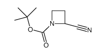 tert-butyl (S)-2-cyanoazetidine-1-carboxylate structure