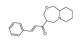 1-(octahydro-pyrido[2,1-c][1,4]oxazepin-4-yl)-3-phenyl-propenone结构式