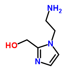 1H-Imidazole-2-methanol,1-(2-aminoethyl)-(9CI) structure