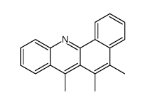 5,6,7-trimethylbenzo[c]acridine结构式