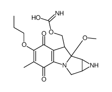 7-Propoxy-7-demethoxymitomycin A结构式