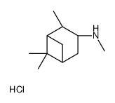 [1S-(1alpha,2beta,3alpha,5alpha)]-pinane-3-methylammonium chloride结构式