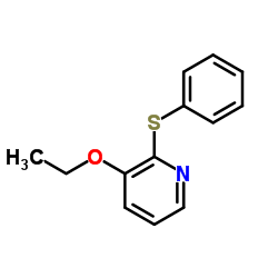 3-Ethoxy-2-(phenylsulfanyl)pyridine结构式