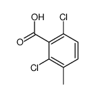 2,6-Dichloro-3-methylbenzoic acid Structure