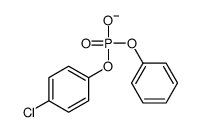 (4-chlorophenyl) phenyl phosphate Structure