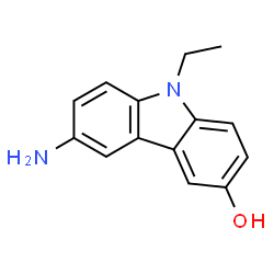 9H-Carbazol-3-ol,6-amino-9-ethyl-(9CI) structure