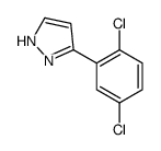 3-(2,5-DICHLORO-PHENYL)-1H-PYRAZOLE结构式