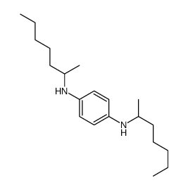 1-N,4-N-di(heptan-2-yl)benzene-1,4-diamine Structure