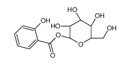 [(2S,3R,4S,5S,6R)-3,4,5-trihydroxy-6-(hydroxymethyl)oxan-2-yl] 2-hydroxybenzoate结构式