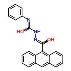(2Z)-2-[9-Anthryl(hydroxy)methylene]-N-phenylhydrazinecarboximidic acid结构式