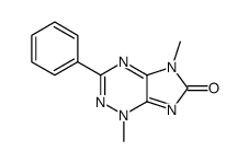 1,5-dimethyl-3-phenyl-1H-imidazo[4,5-e][1,2,4]triazin-6(5H)-one结构式