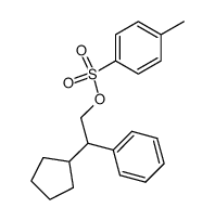 2-Cyclopentyl-2-phenylaethyl-p-toluolsulfonat Structure