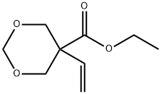 5-Vinyl-[1,3]dioxane-5-carboxylic acid ethyl ester structure