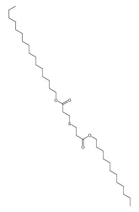 dodecyl 3-(3-hexadecoxy-3-oxopropyl)sulfanylpropanoate Structure