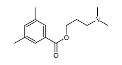 3-(dimethylamino)propyl 3,5-dimethylbenzoate结构式