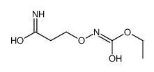 ethyl N-(3-amino-3-oxopropoxy)carbamate Structure