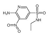 6-amino-N-ethyl-5-nitropyridine-3-sulfonamide Structure