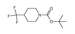 tert-butyl 4-(trifluoromethyl)piperidine-1-carboxylate结构式