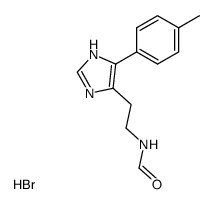 N-[2-(5-p-Tolyl-1H-imidazol-4-yl)-ethyl]-formamide; hydrobromide Structure