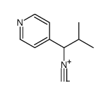 4-(1-isocyano-2-methylpropyl)pyridine结构式