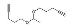 5-(1-pent-4-ynoxyethoxy)pent-1-yne结构式