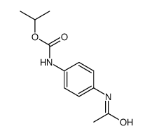 propan-2-yl N-(4-acetamidophenyl)carbamate Structure