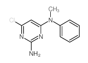 6-chloro-N-methyl-N-phenyl-pyrimidine-2,4-diamine结构式