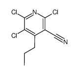 2,5,6-trichloro-4-propyl-nicotinonitrile结构式