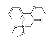 3-dimethoxyphosphoryl-1-ethoxy-1-phenylpropan-2-one结构式