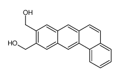 [10-(hydroxymethyl)benzo[a]anthracen-9-yl]methanol结构式