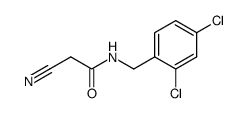 N-(2',4'-dichlorobenzyl)-2-cyanoacetamide结构式