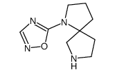 5-(1,7-diazaspiro[4.4]nonan-1-yl)-1,2,4-oxadiazole Structure